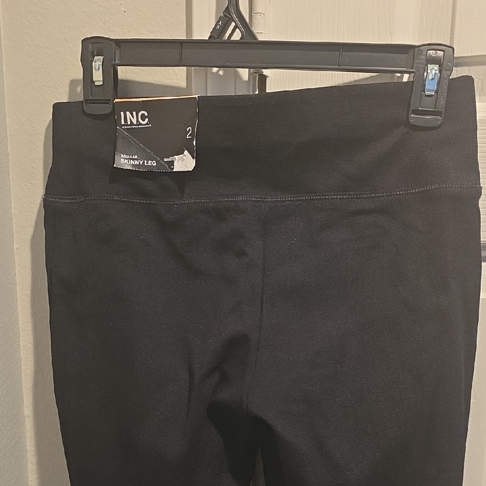 INC International Concepts Women's Black Skinny Jeans